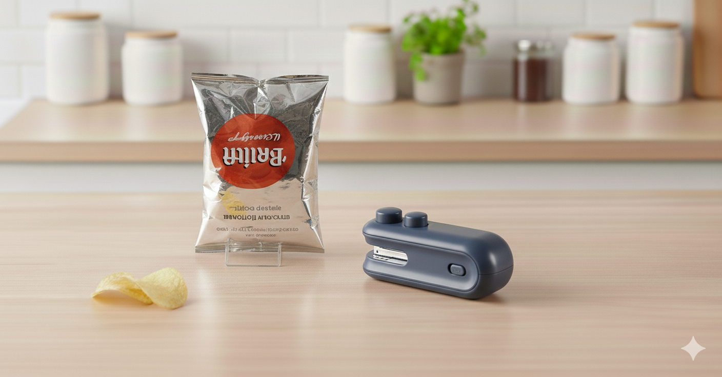 Mini Seladora Portátil - Alimentos frescos por mais tempo!