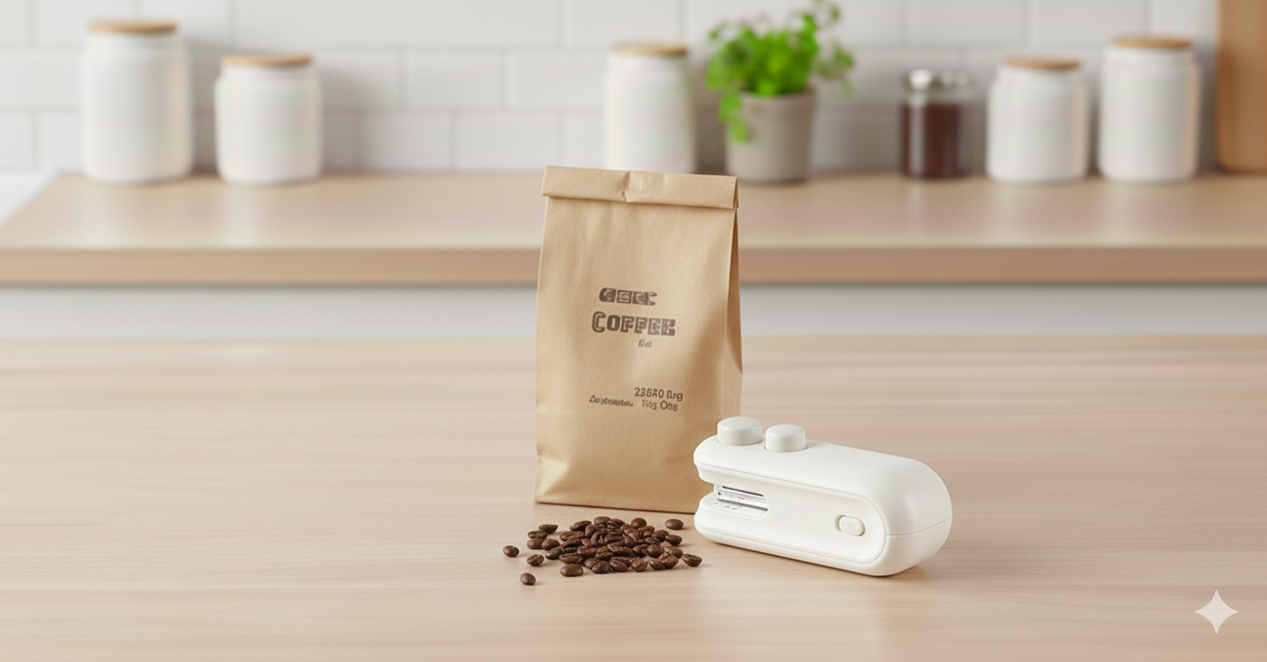 Mini Seladora Portátil - Alimentos frescos por mais tempo!